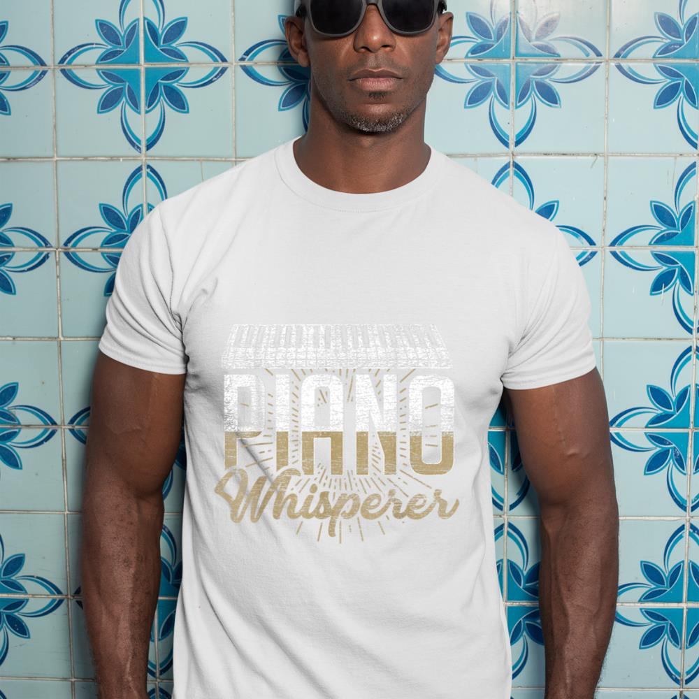Piano T-Shirt Piano Whisperer Pianist Lover Musician Music T-Shirt