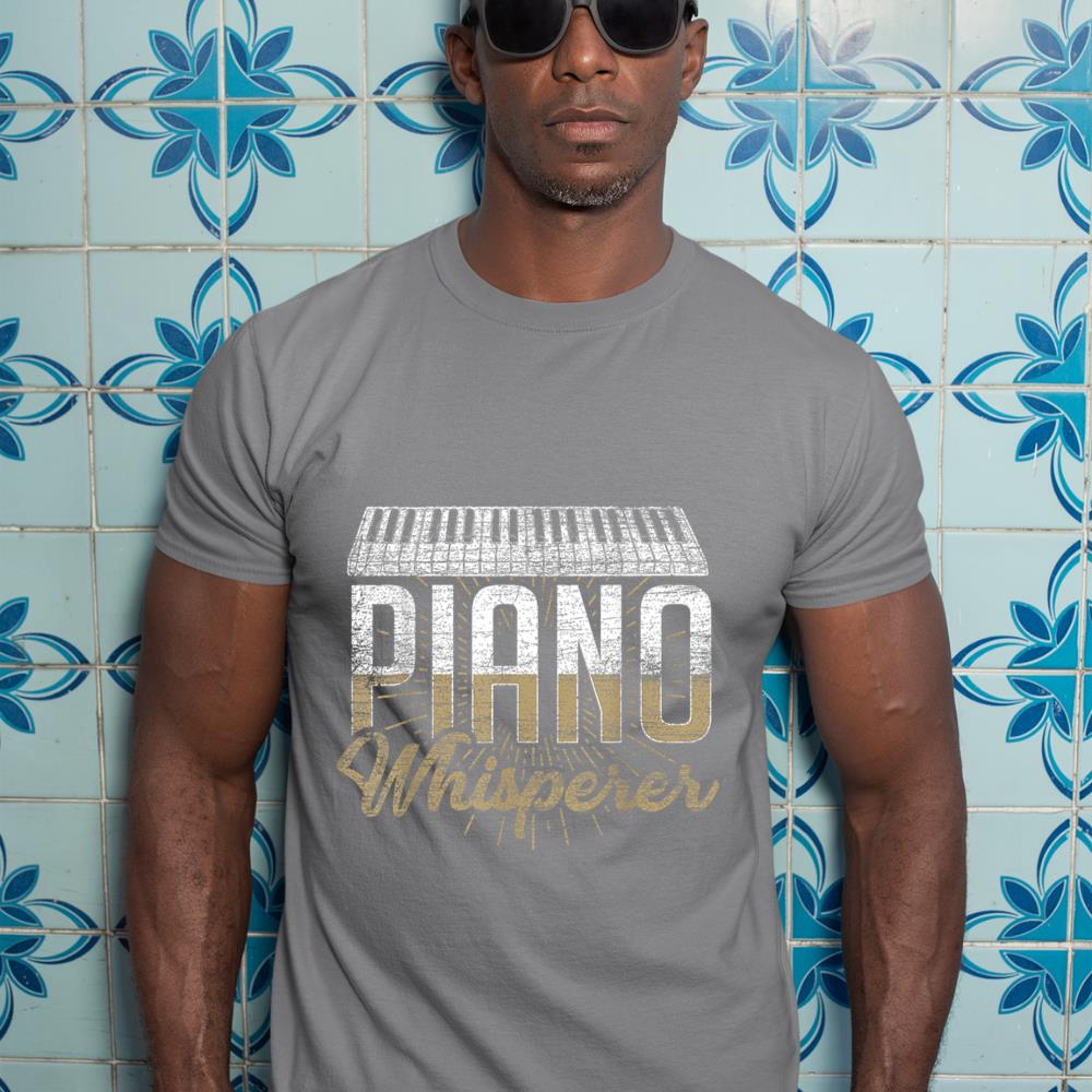 Piano T-Shirt Piano Whisperer Pianist Lover Musician Music T-Shirt