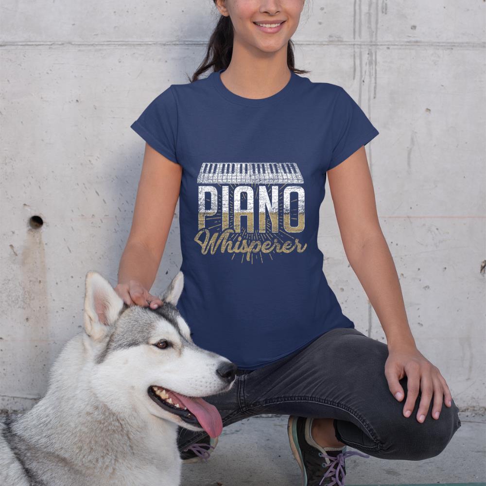 Piano T-Shirt Piano Whisperer Pianist Lover Musician Music T-Shirt