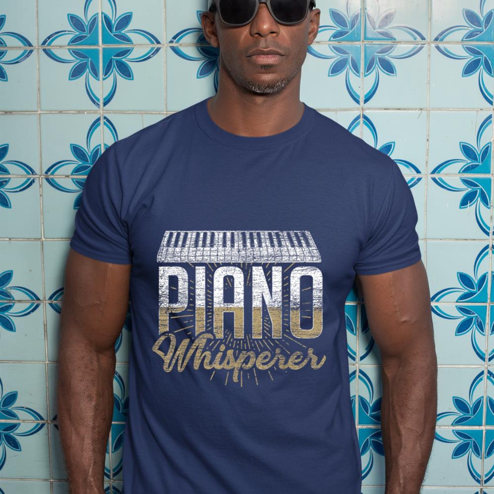 Piano T-Shirt Piano Whisperer Pianist Lover Musician Music T-Shirt