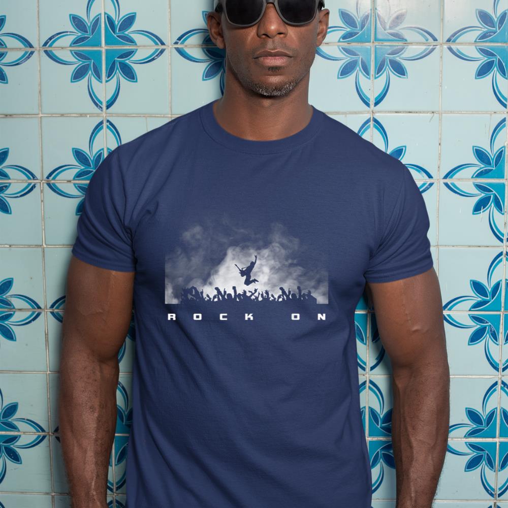 Rock On Rock and Roll Guitar Player T-Shirt