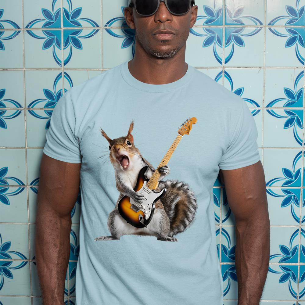 Squirrel Playing Guitar T-Shirt