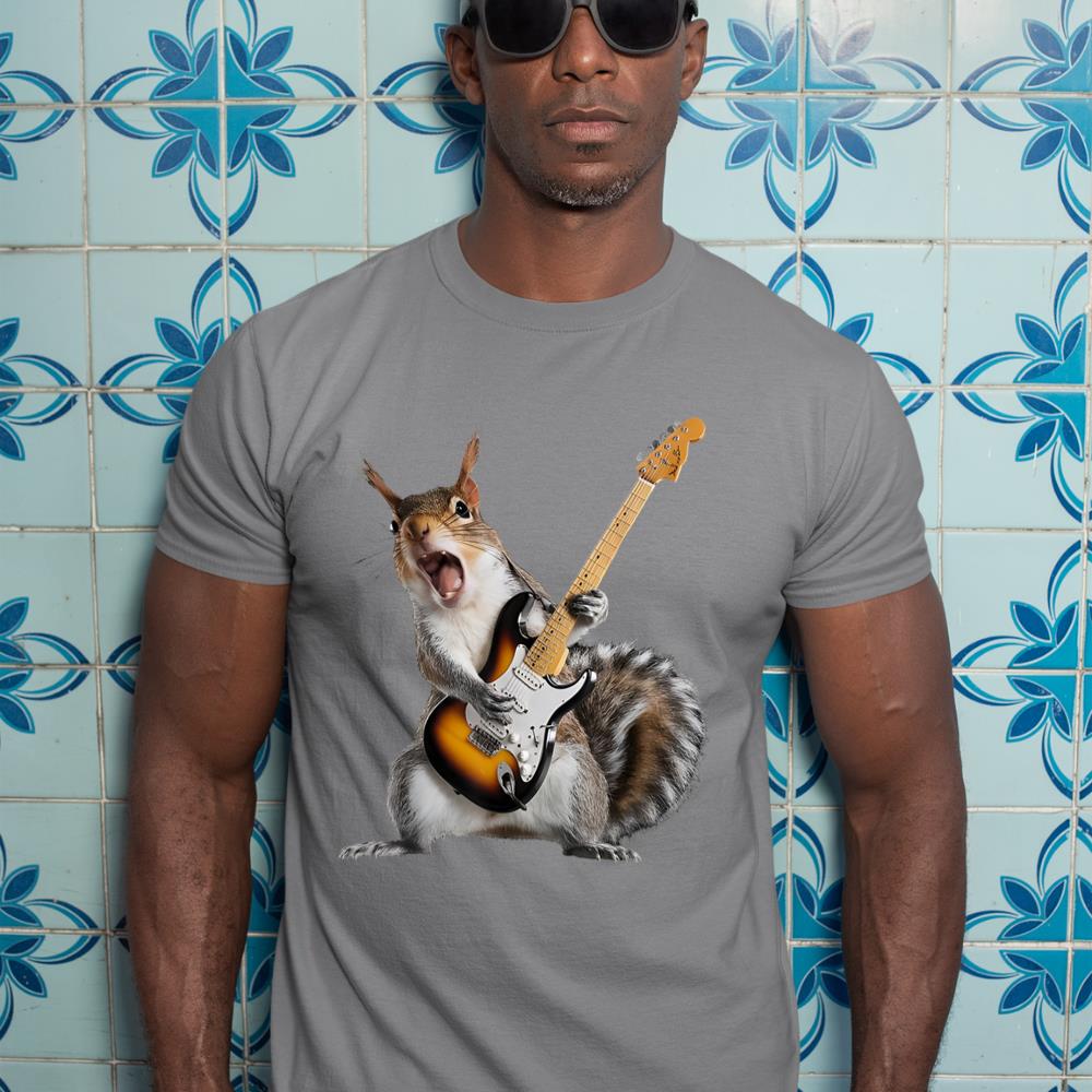Squirrel Playing Guitar T-Shirt