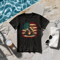 USA Drumsticks Drums American Flag Drummer Drum T-Shirt