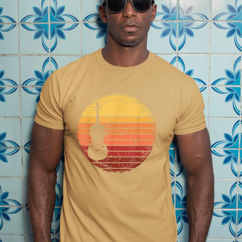 Vintage violin Player Music Retro violin T-Shirt