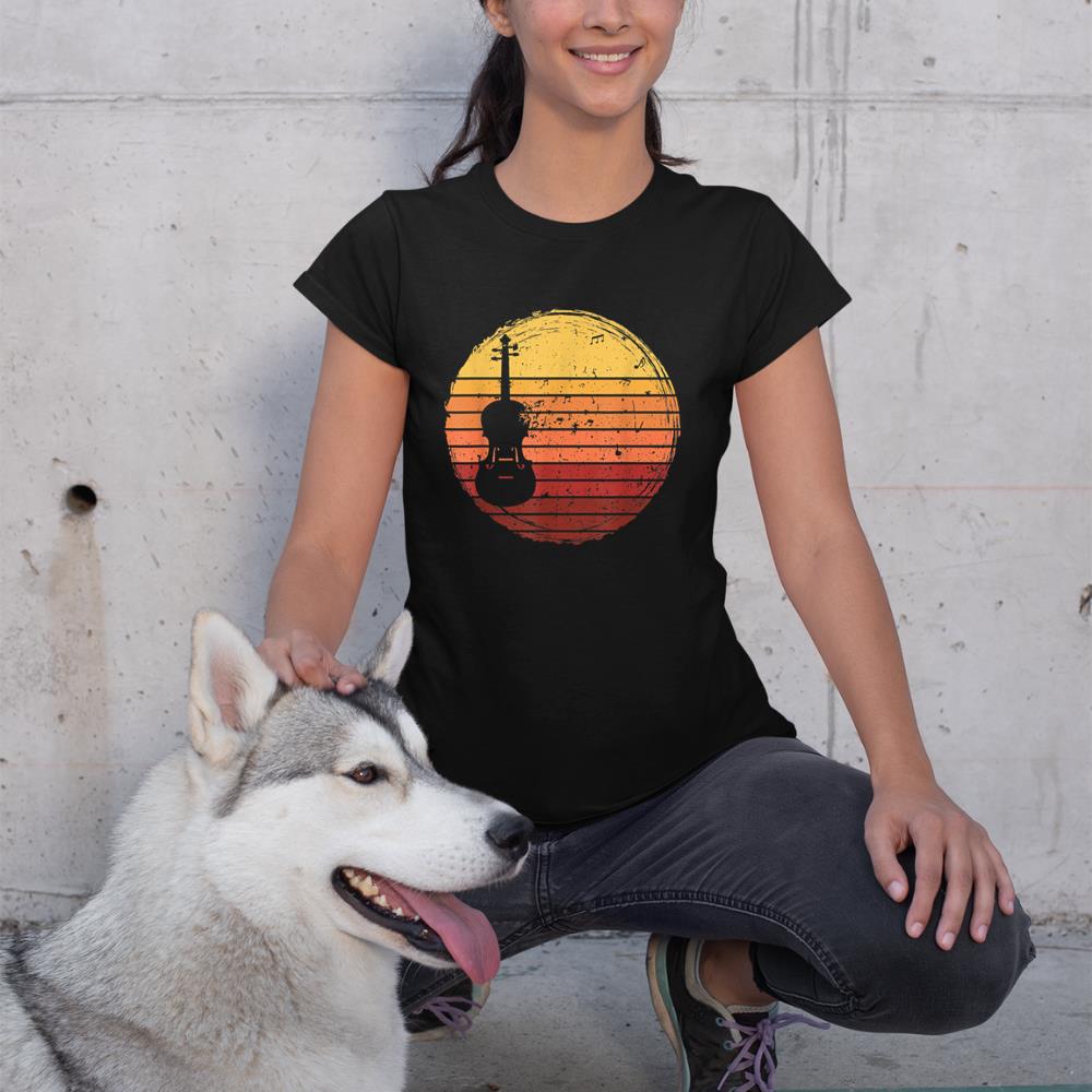 Vintage violin Player Music Retro violin T-Shirt