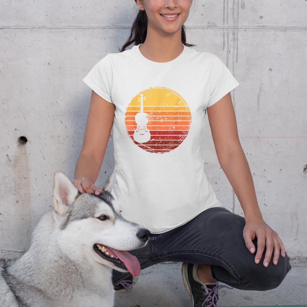 Vintage violin Player Music Retro violin T-Shirt