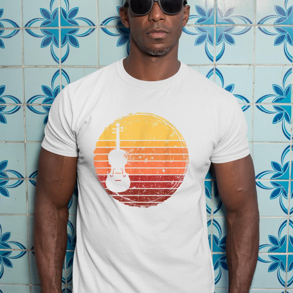 Vintage violin Player Music Retro violin T-Shirt