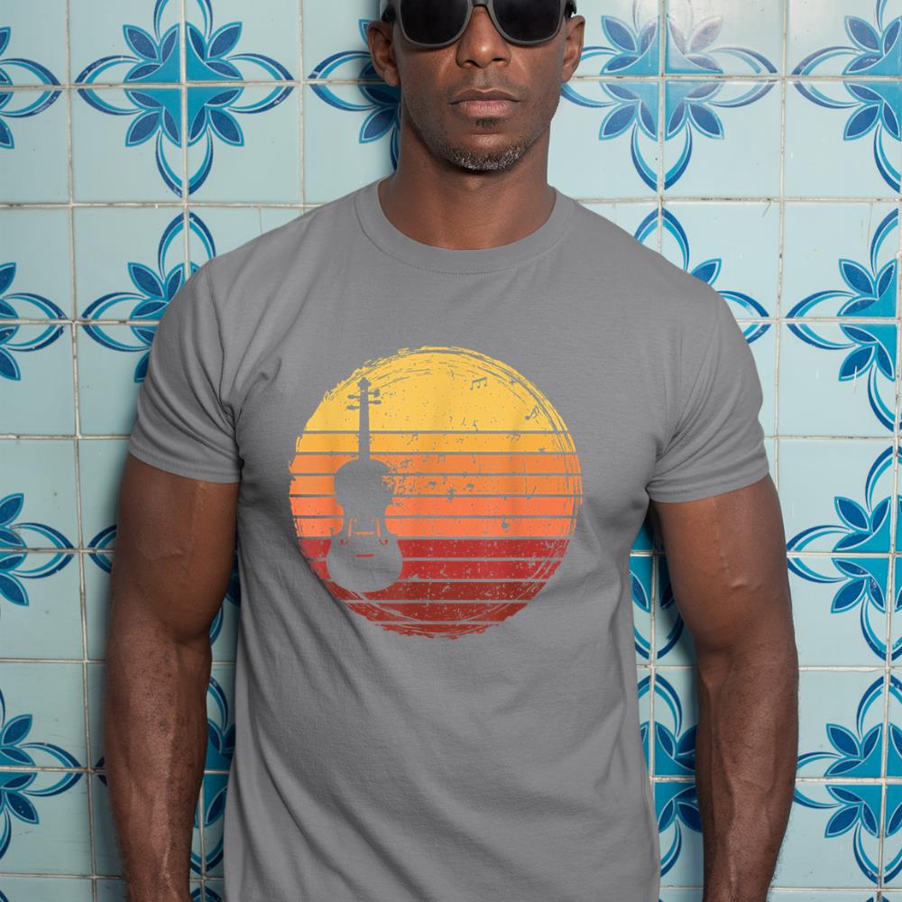 Vintage violin Player Music Retro violin T-Shirt