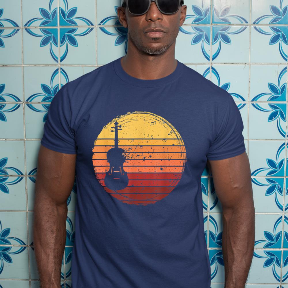 Vintage violin Player Music Retro violin T-Shirt