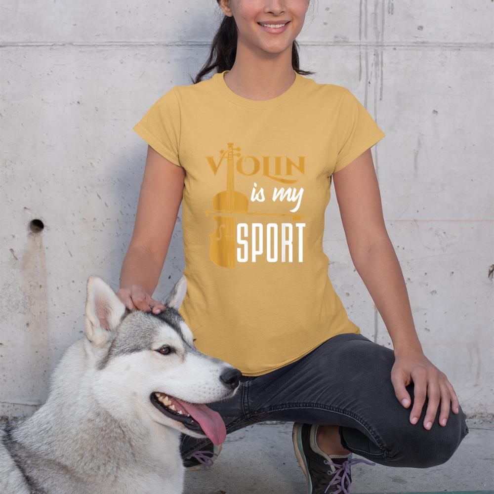Violin Is My Sport Violinist Violin Player Instrument T-Shirt