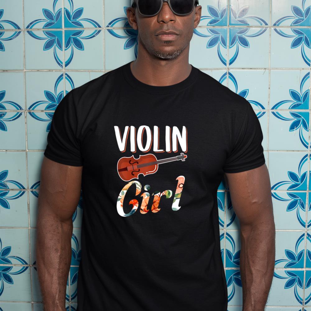 Violin Shirt Violin Girl Violinist Musician Violin Player T-Shirt