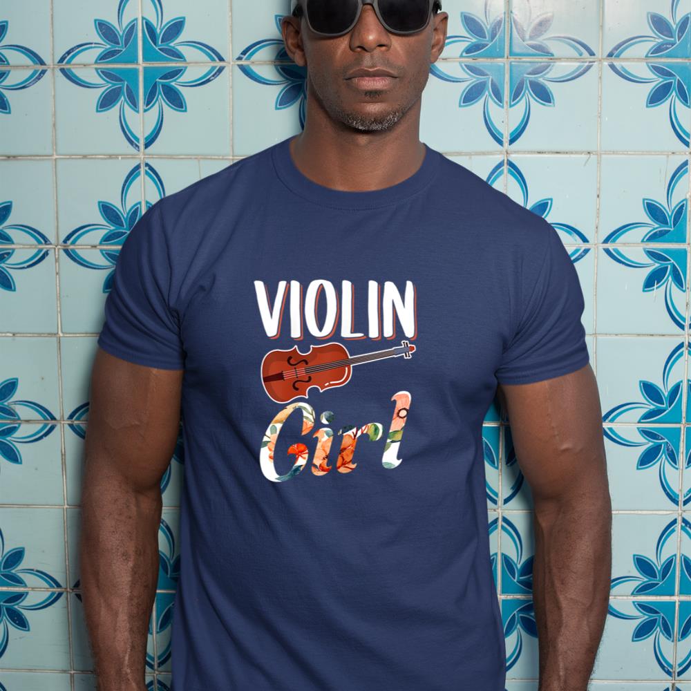 Violin Shirt Violin Girl Violinist Musician Violin Player T-Shirt