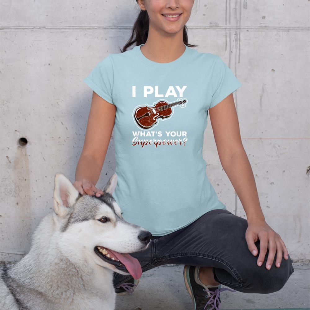 Violin T-Shirt Violin Bow Strings Fiddle Funny Quote T-shirt T-Shirt