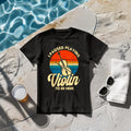 Violin Violinist Vintage I Paused Playing Violin T-Shirt